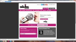 Singing teachers website